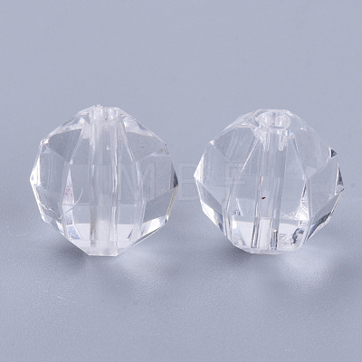 Transparent Acrylic Beads TACR-Q256-10mm-V01-1