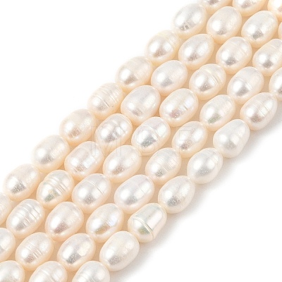 Natural Cultured Freshwater Pearl Beads Strands PEAR-I007-01C-06A-1