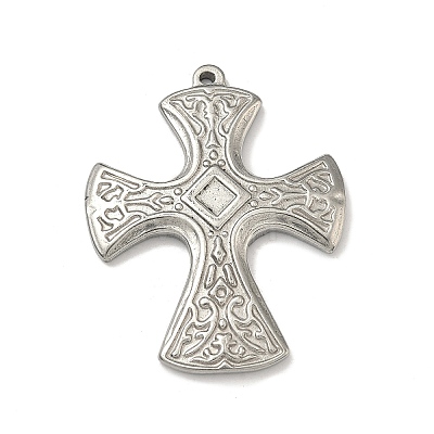 304 Stainless Steel Pendants STAS-P449-03C-P-1