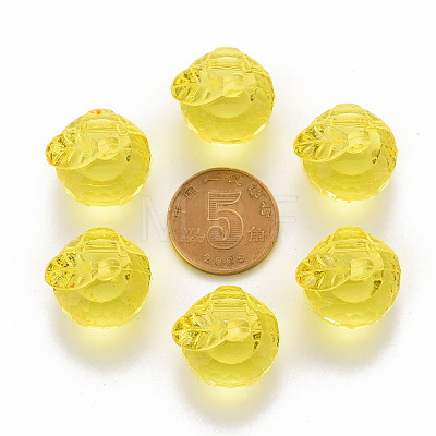 Transparent Acrylic Pendants LS-TACR-T024-05B-916-1