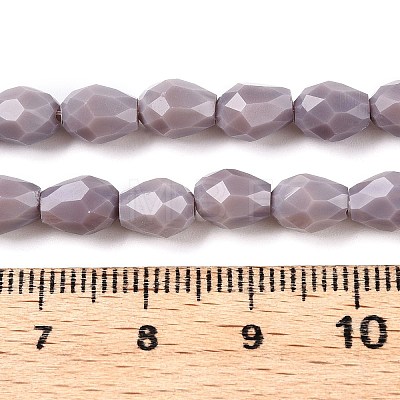 Opaque Solid Color Beads Strands EGLA-N013-P6mm-D09-1