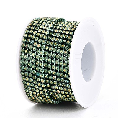 Iron Rhinestone Cup Chains CH-T006-05A-01-1