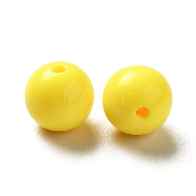Opaque Acrylic Beads OACR-L013-020-1