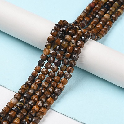 Natural Tiger Eye Beads Strands G-P500-02A-01-1