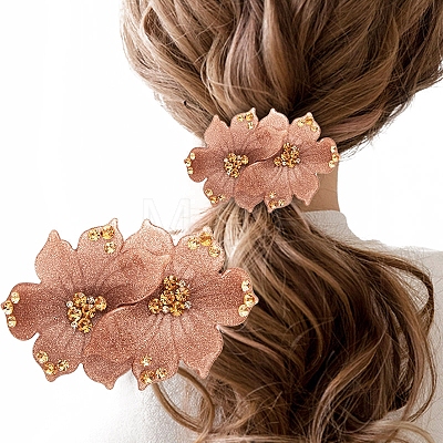 Flower Hair Barrettes PW-WG1DB51-02-1