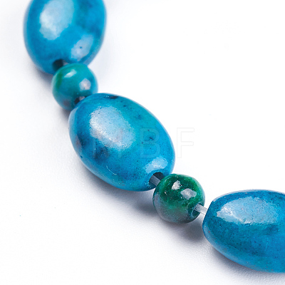 Natural Chrysocolla Beads Strands G-F647-07-1