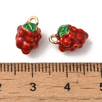 Brass Enamel Charms KK-S368-02G-01-1