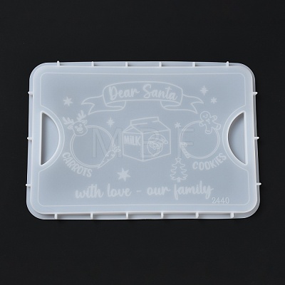DIY Tray Plate with Handle Silicone Molds DIY-I099-61-1