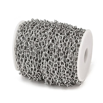 Tarnish Resistant 304 Stainless Steel Cable Chains CHS-R009-12-1