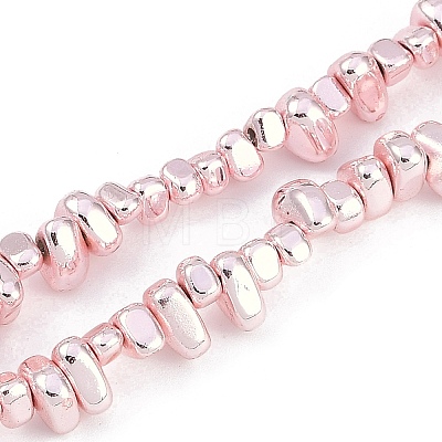 Baking Paint Electroplated Synthetic Non-magnetic Hematite Beads Strands X-G-H072-D01-01B-1
