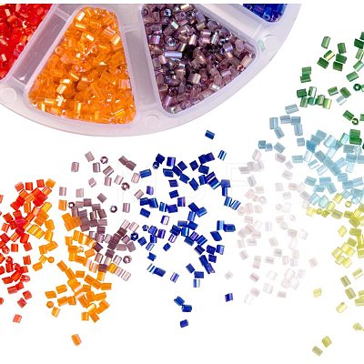 Two Cut Glass Seed Beads SEED-PH0008-04-1