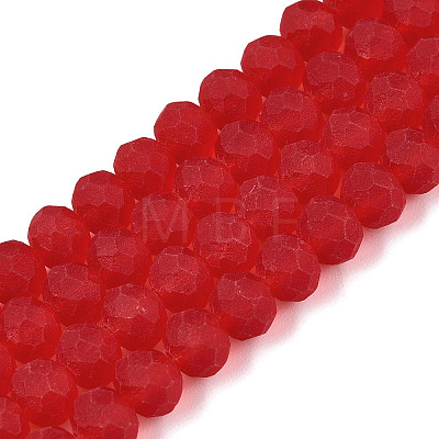 Transparent Glass Beads Strands X-EGLA-A044-T6mm-MD01-1