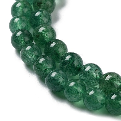Natural Green Strawberry Quartz Beads Strands G-F756-A01-01-1