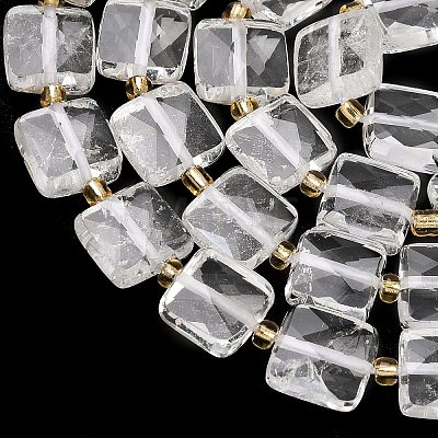 Natural Quartz Crystal Beads Strands G-L642-L09-10mm-1