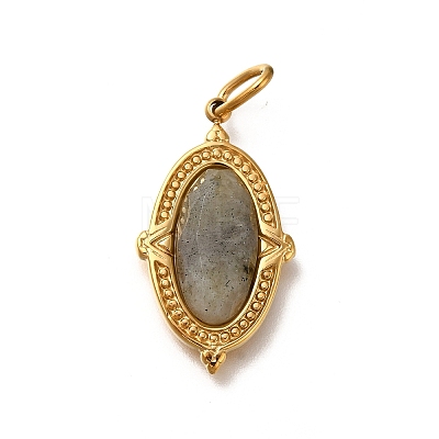 Natural Labradorite Pendants STAS-A104-08G-02-1