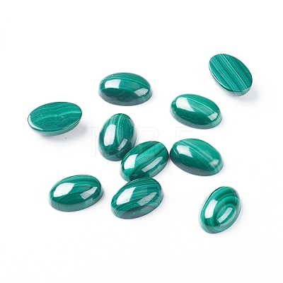 Natural Malachite Cabochons G-E557-03F-1