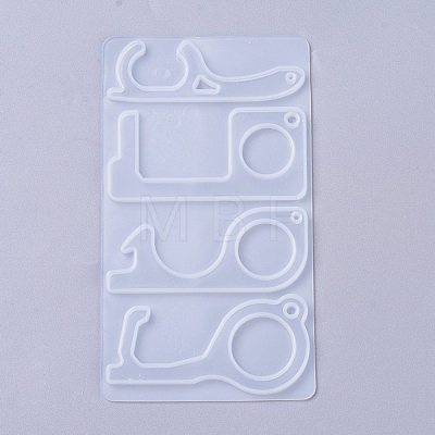 No Touch Door Opener Food Grade Silicone Molds DIY-K025-13-1