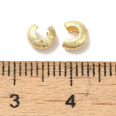Brass Crimp Beads Covers FIND-Z039-07B-G-1