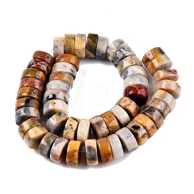 Natural Crazy Agate Beads Strands G-T138-56-1