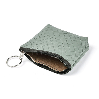 Rhombus Textured PU Leather Wallets AJEW-N003-15-1