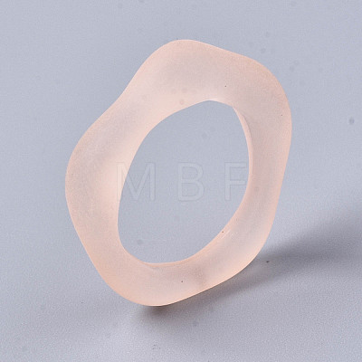 Transparent Resin Finger Rings RJEW-T013-001-B02-1