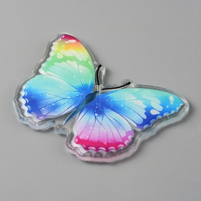 Printed Acrylic Pendants OACR-WH0028-22B-1