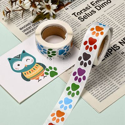 Self-Adhesive Paper Gift Tag Stickers DIY-G013-E01-1