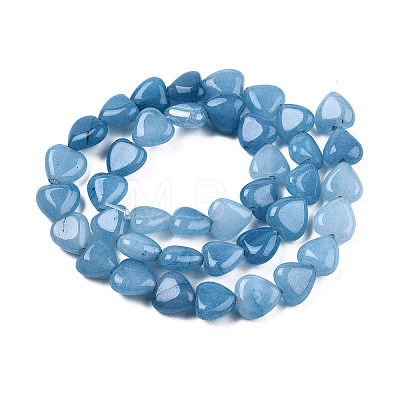 Natural Aquamarine Round Beads Strands G-R190-10mm-28-1