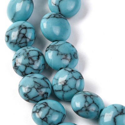 Synthetic Turquoise Beads Strands G-T047-A20-01-1