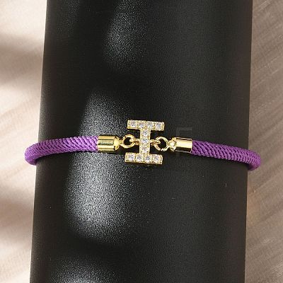 Adjustable Nylon Cord Bracelets BJEW-C096-01G-09-1