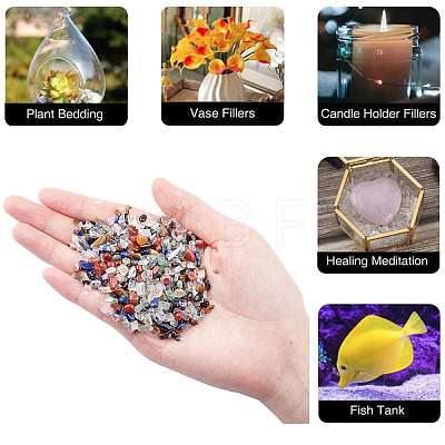 Natural & Synthetic Mixed Gemstone Beads G-GA0001-28-1