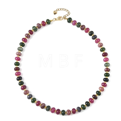Women's Natural White Jade Necklaces NJEW-JN06593-1