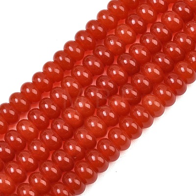 Natural Deyd White Jade Beads Strands GG-CBAD029-B05-5x8mm-1