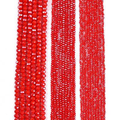 Electroplate Glass Beads Strands EGLA-A044-P1mm-A22-1