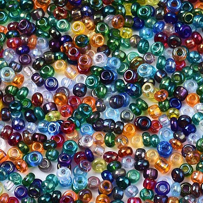 Glass Round Seed Beads SEED-S057-J-M-1