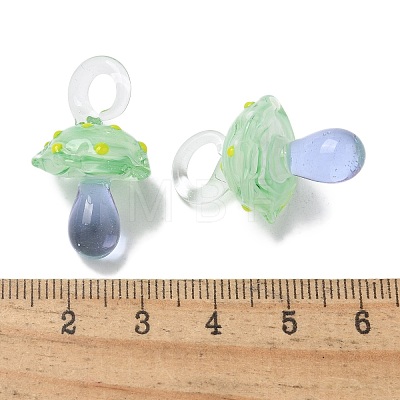 Handmade Lampwork Pendants LAMP-M021-01C-1