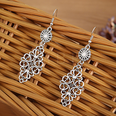 Alloy Dangle Earrings FS-WG509AA-01-1
