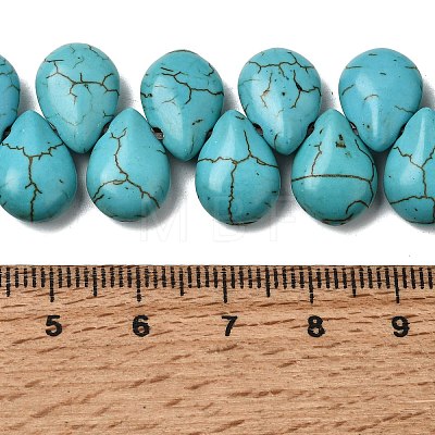 Synthetic Turquoise Beads TURQ-13X10-159-1