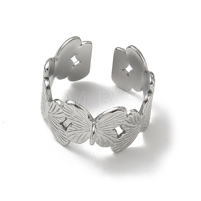 304 Stainless Steel Cuff Open Ring Setting SA-CBA37BC-05P-1