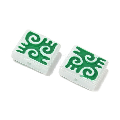 Dyed & Heated Baking Paint Glass Beads LAMP-D004-03C-1