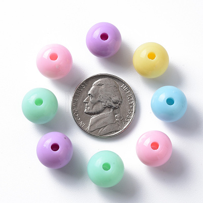 Opaque Acrylic Beads MACR-S370-C12mm-M1-1