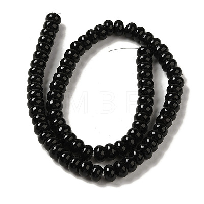 Natural Black Onyx(Dyed & Heated) Beads Strands G-NH0017-D01-01-1