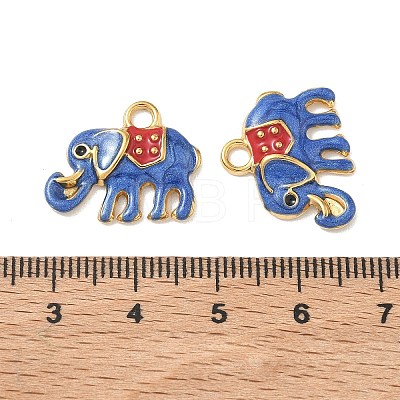 304 Stainless Steel Enamel Pendants STAS-L316-07G-02-1