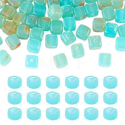 60Pcs Transparent Acrylic Beads OACR-TA0004-88F-1