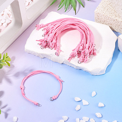 20Pcs Adjustable Korean Waxed Polyester Cord Bracelet Making BJEW-TAC0051-08-1