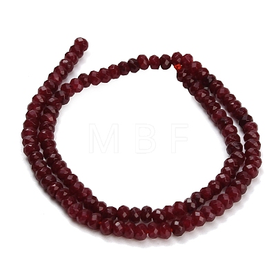 Dyed Natural White Jade Beads Strands GG-CBAF9EE-A20-3x4mm-1