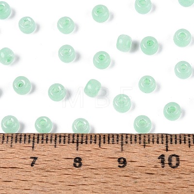 6/0 Transparent Inside Colours Glass Seed Beads SEED-N008-08I-1