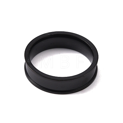 201 Stainless Steel Grooved Finger Ring Settings STAS-WH0027-27D-EB-1