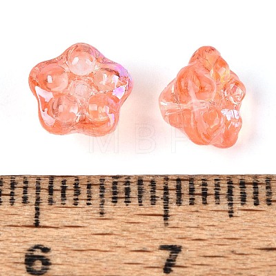 Electroplate Glass Beads Strands EGLA-T021-22H-1