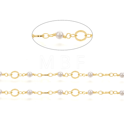 Brass Handmade Beaded Chain CHC-I031-04G-1